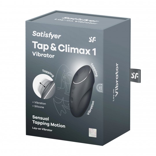 ESTIMULADOR TAP &amp; CLIMAX 1 CINZA SATISFYER