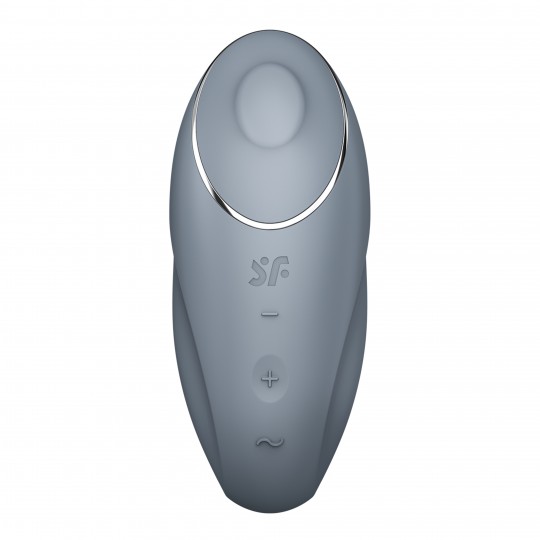 SATISFYER TAP &amp; CLIMAX 1 BLUE GREY STIMULATOR