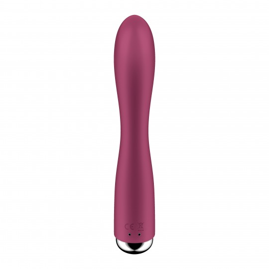 VIBRADOR SPINNING RABBIT 1 VERMELHO SATISFYER