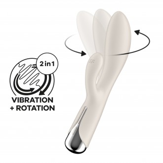 SATISFYER SPINNING RABBIT 1 VIBRATOR BEIGE