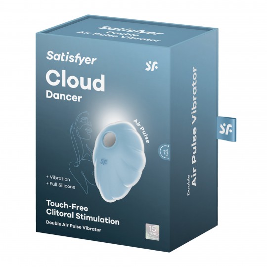 SATISFYER CLOUD DANCER STIMULATOR BLUE