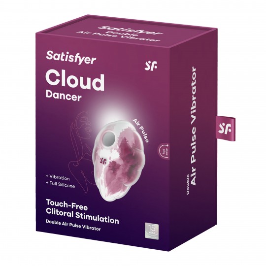 STIMULATEUR CLOUD DANCER ROUGE SATISFYER