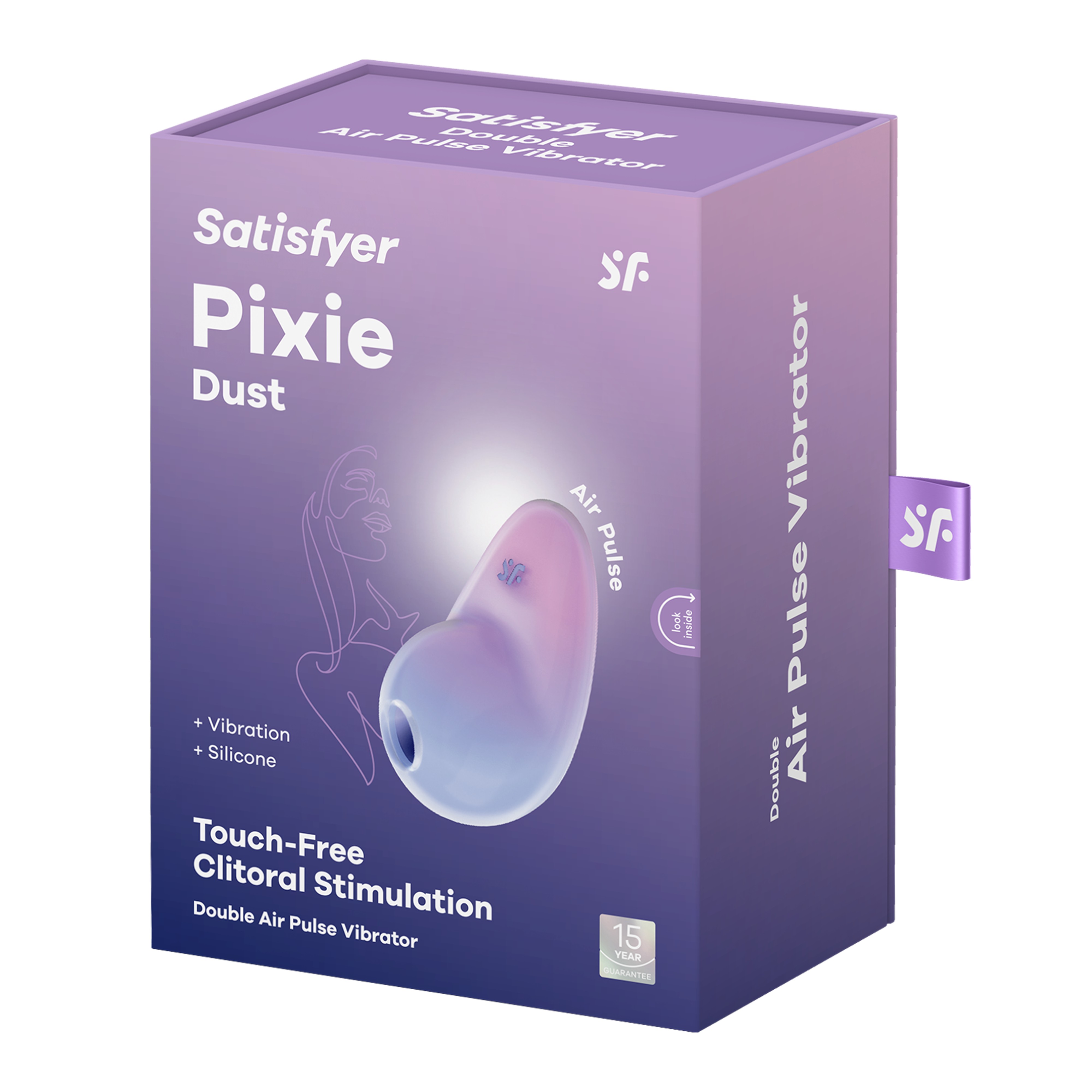 ESTIMULATORE PIXIE DUST VIOLA/ROSA SATISFYER