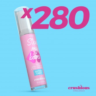 PACK DE 280 GELÉE LUBRIFIANTE STEAL MY KISSES AU ARÔME DE COTON DOUX CRUSHIOUS 10ML