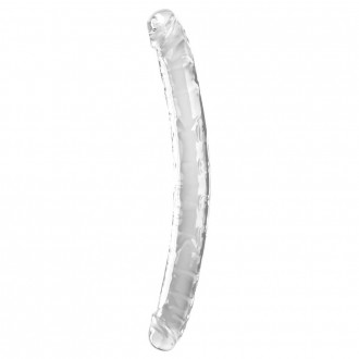 KING COCK CLEAR 18" DOUBLE DILDO