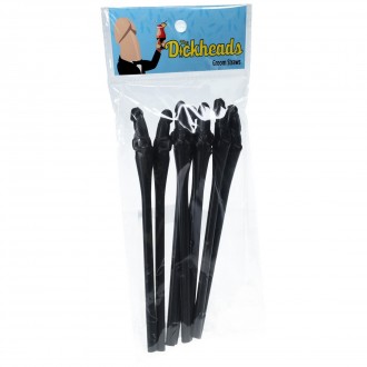 GROOM STRAWS - BLACK