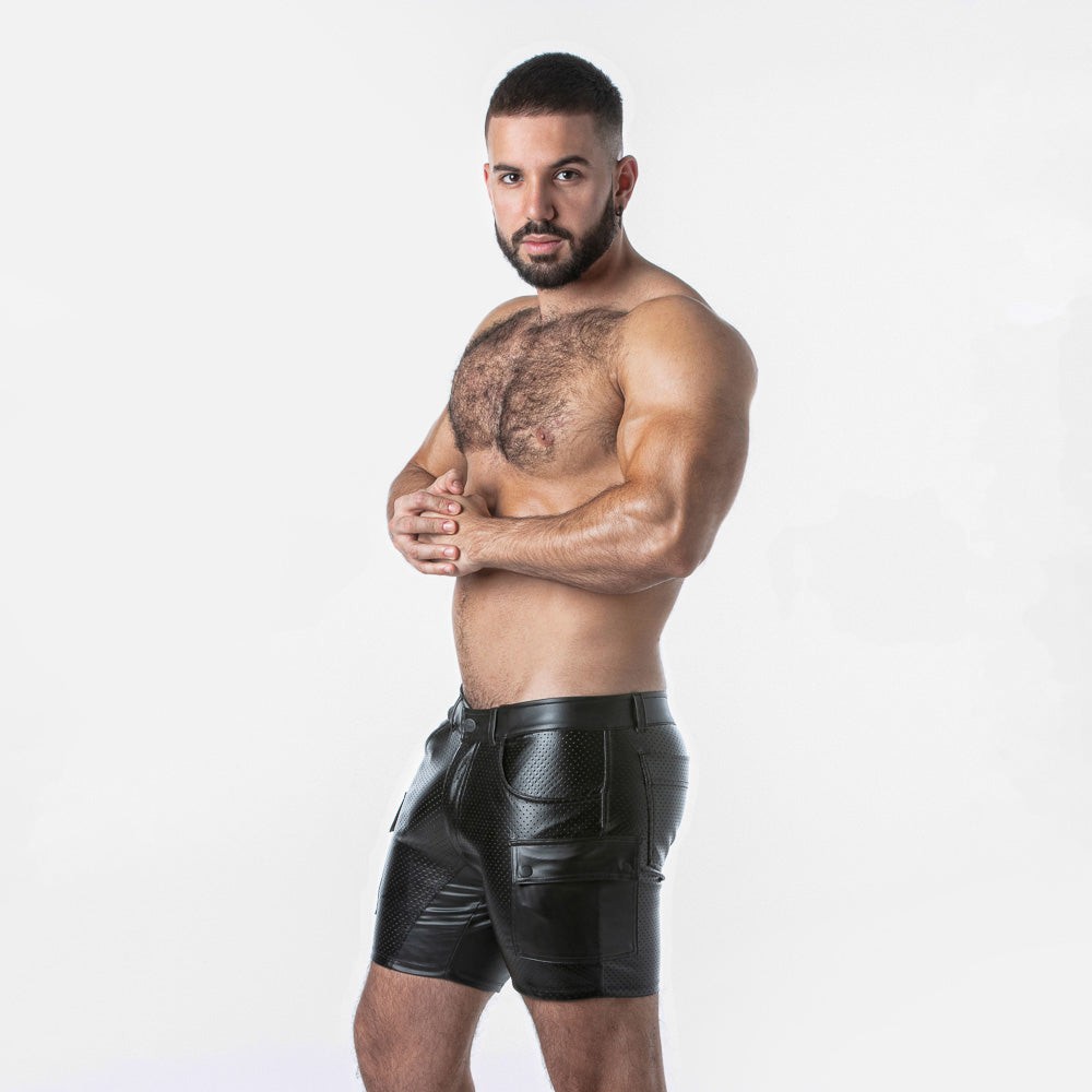 SHORTS RUB IT CARGO SHORT LOCKER GEAR NOIR