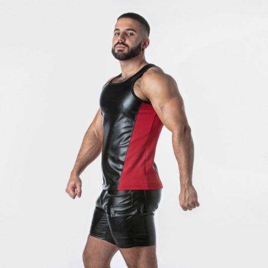 DÉBARDEUR RUB IT TANKTOP LOCKER GEAR ROUGE