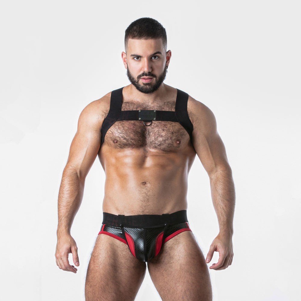 LOCKER GEAR RUB IT BODY HARNESS RED