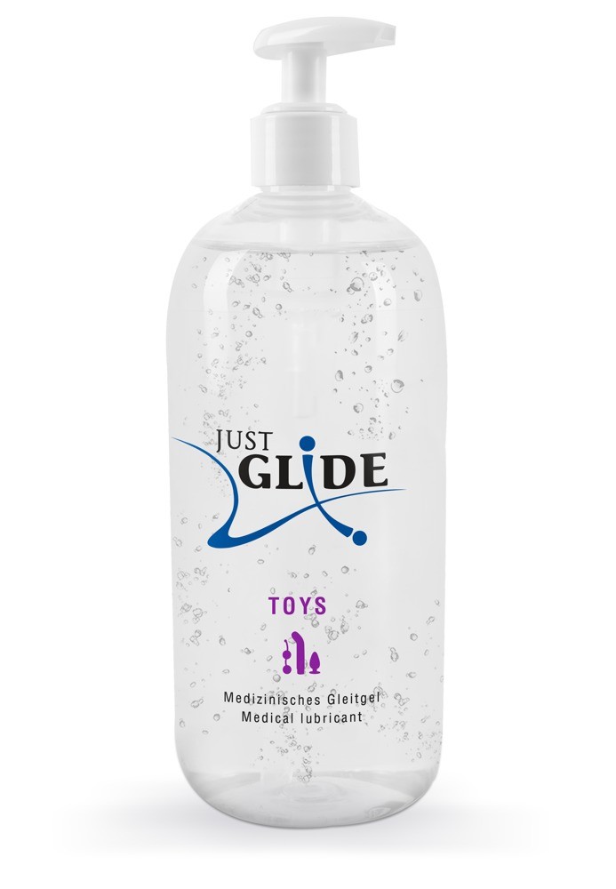 LUBRICANTE DE BASE ACUOSA JUST GLIDE PARA JUGUETES 500ML