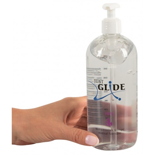 LUBRIFICANTE A BASE D&#039;ACQUA JUST GLIDE 500ML