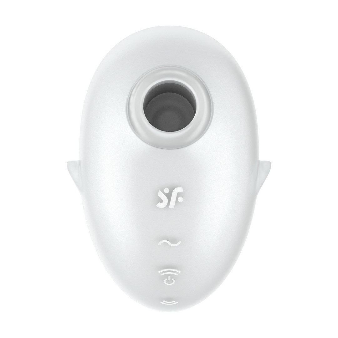 CUTIE GHOST - AIR PULSE VIBRATOR - WHITE