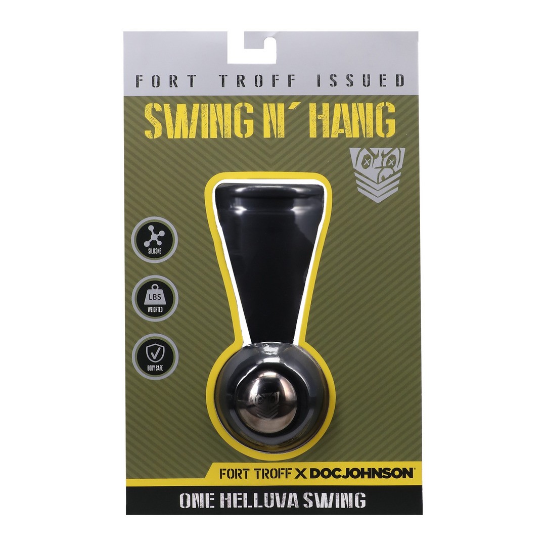 DOC JOHNSON SWING N&#039; HANG - BALL STRETCHER - BLACK