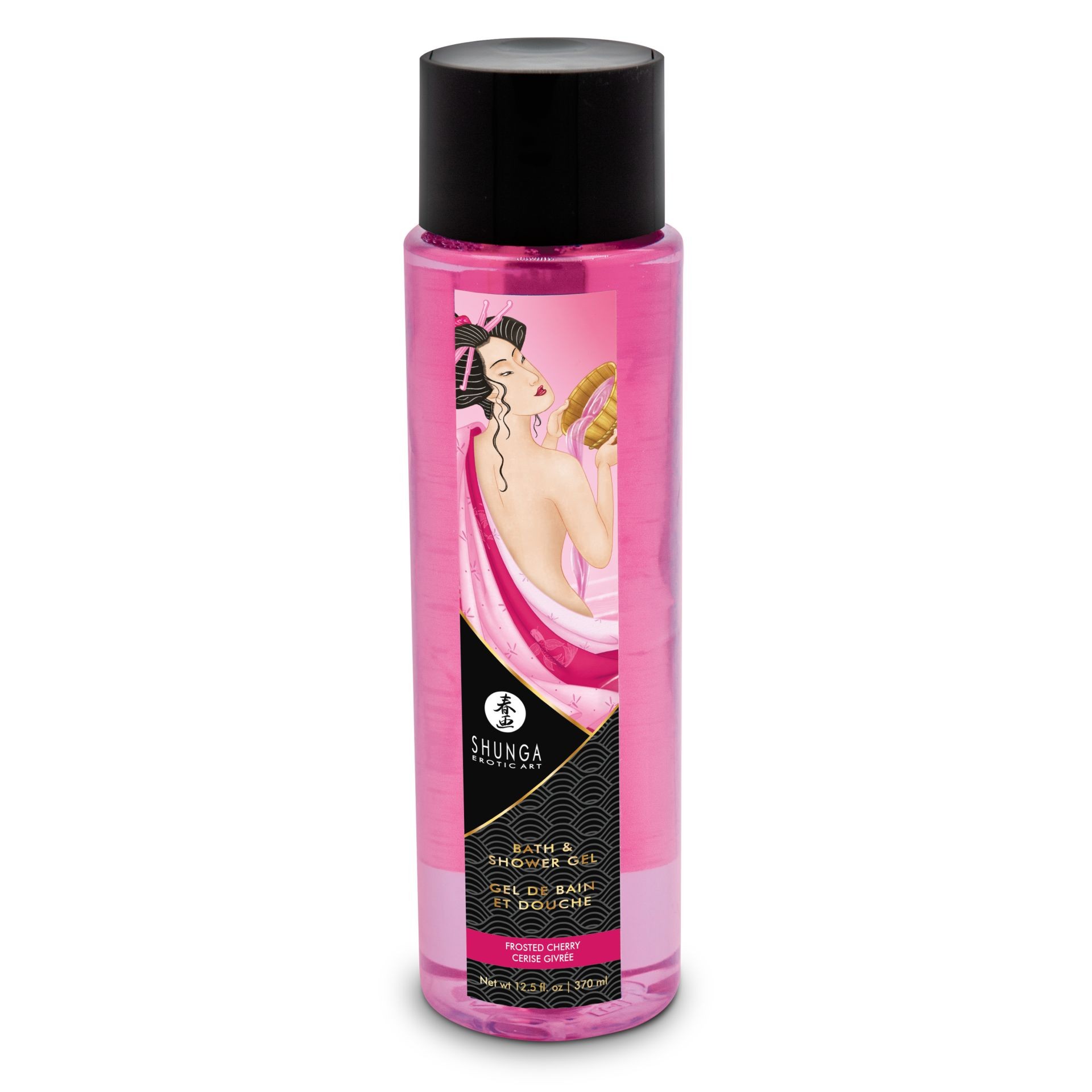 SHUNGA KISSABLE BATH &amp; SHOWER GEL FROSTED CHERRY 370ML