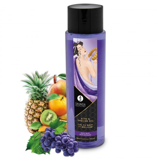 SHUNGA KISSABLE BATH &amp; SHOWER GEL EXOTIC FRUITS 370ML