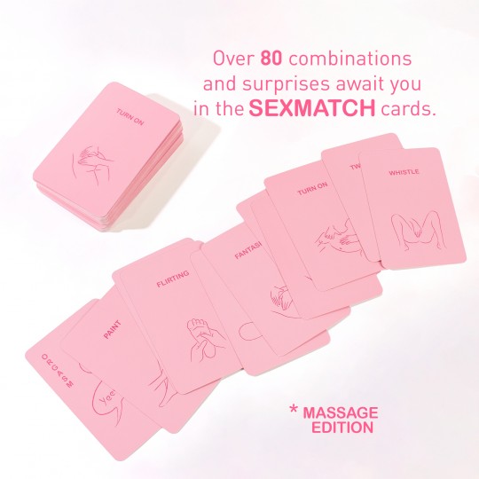 JEU SEXMATCH MASSAGE EDITION - EN/EN/DE/FR/NL/PT/IT/PL - SECRET PLAY