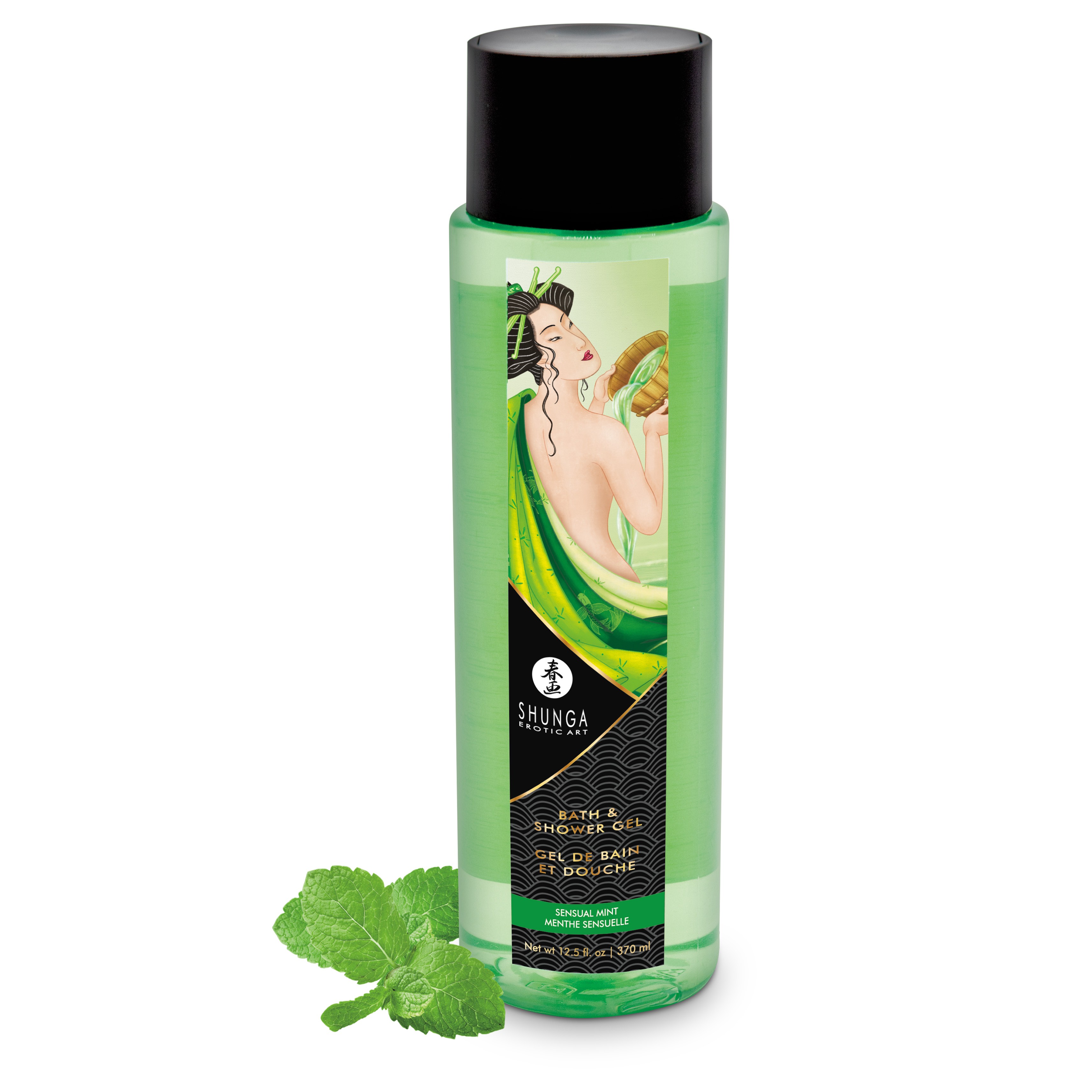 GEL DE BAÑO Y DUCHA - MENTA SENSUAL - 12,5 FL OZ / 370 ML