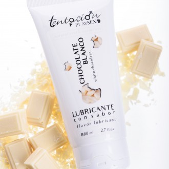 LUBRIFICANTE AL CIOCCOLATO BIANCO 80ML TENTACIÓN PLAY SEX