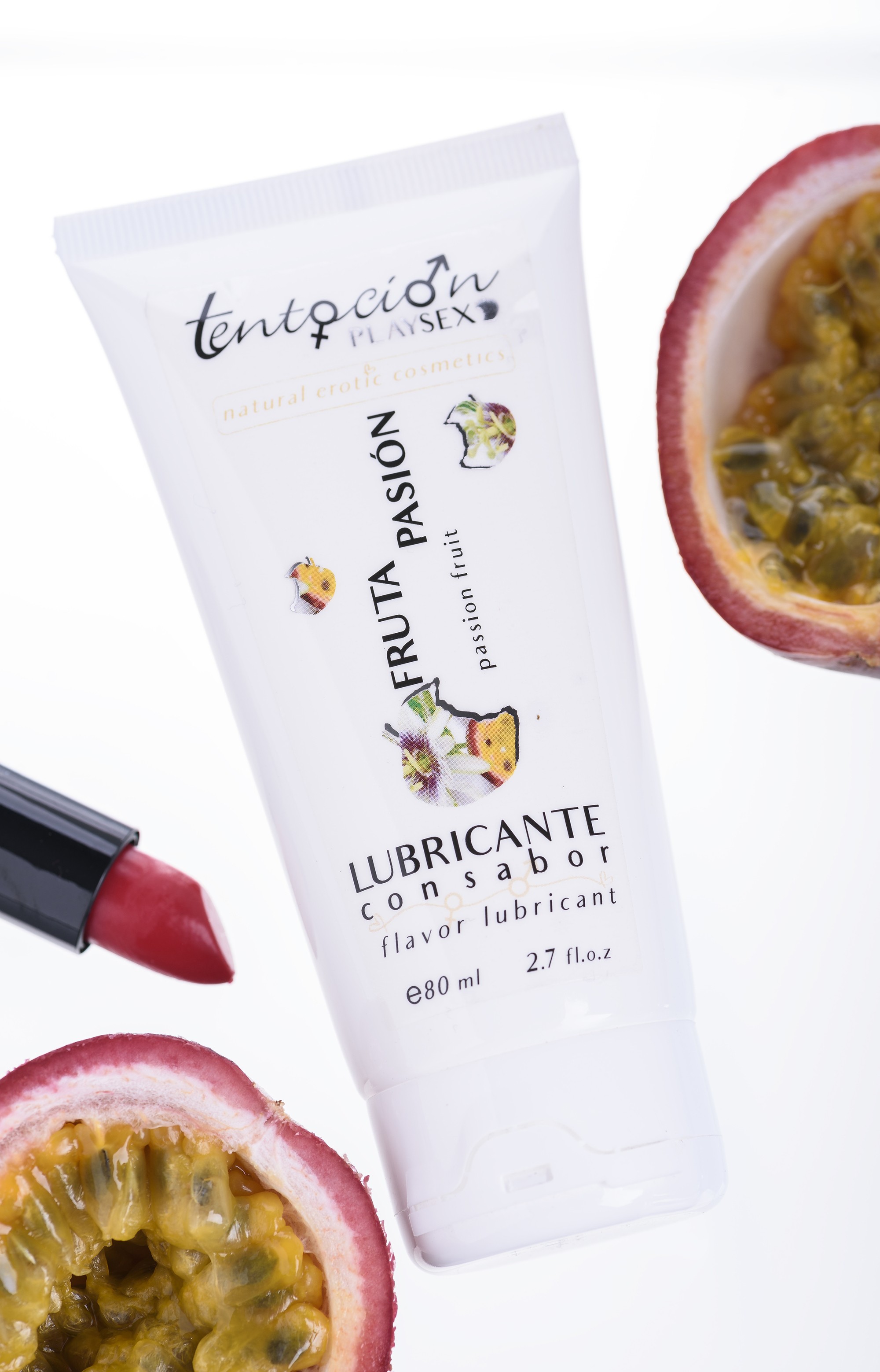 LUBRIFIANT AROMATISÉ AU FRUIT DE LA PASSION 80ML TENTACIÓN PLAY SEX