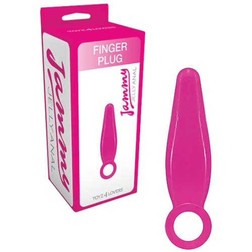 PLUG ANALE FINGER PLUG JAMMY JELLY ANALE ROSA