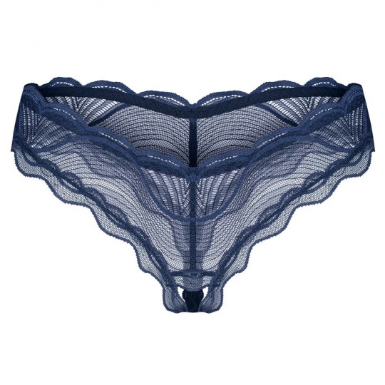 STRING AVEC OUVERTURE NIGHTLY BLEU OBSESSIVE