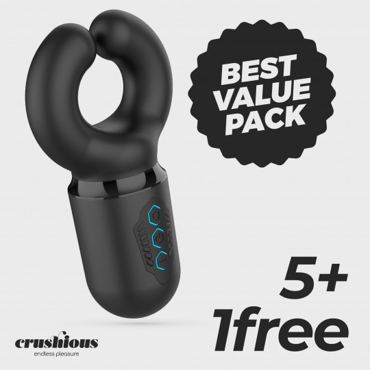 5 + 1 GRATUITO STIMOLATORE DI PRESSIONE KONG CRUSHIOUS