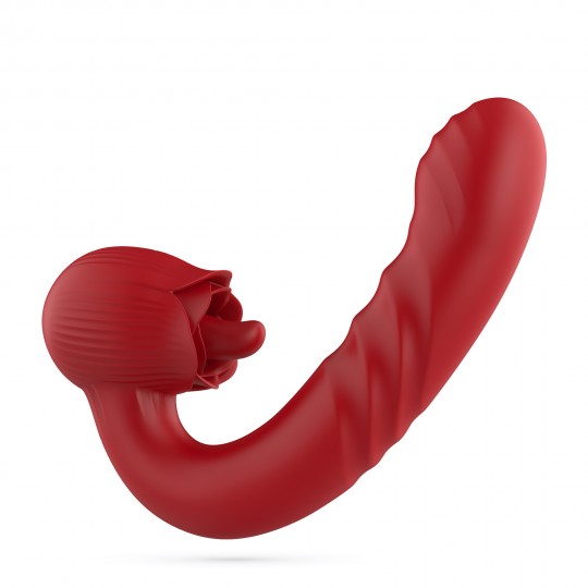 VIBRADOR ROSA CON IMPULSO OSIRIA CRUSHIOUS