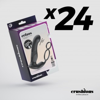 PACK OF 24 CRUSHIOUS ERIXOS PROSTATE VIBRATOR WITH REMOTE CONTROL