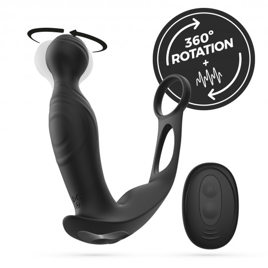 VIBRATEUR DE PROSTATE AVEC TÉLÉCOMMANDE FLAMMA CRUSHIOUS