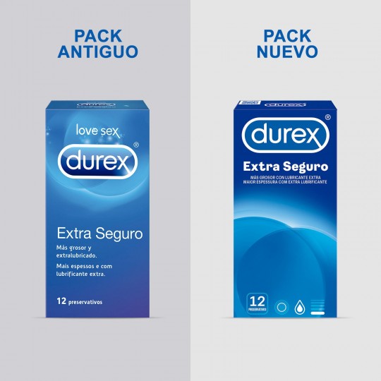 DUREX EXTRA SAFE BOX OF 12 CONDOMS