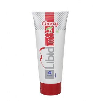 LUBRICANTE A BASE DE AGUA CON AROMA DE CEREZA LIBID LUBE 200ML