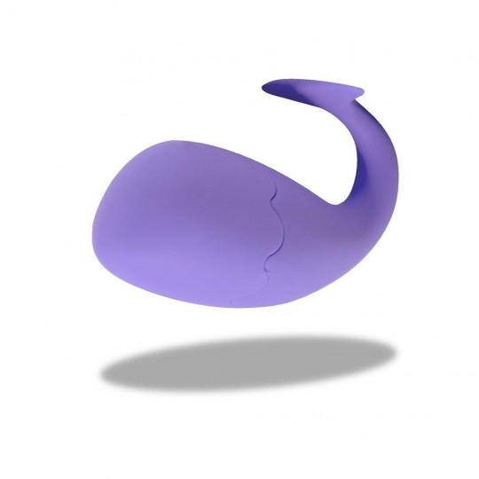 EVOQUE RECHARGEABLE VIBRATING EGG WITH CONTROL BARINE PURPLE