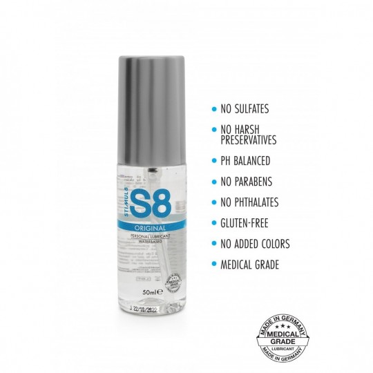 S8 WATERBASE LUBE 50ML