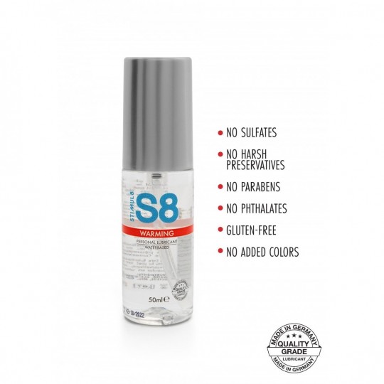 S8 WARMING WB LUBE 50ML