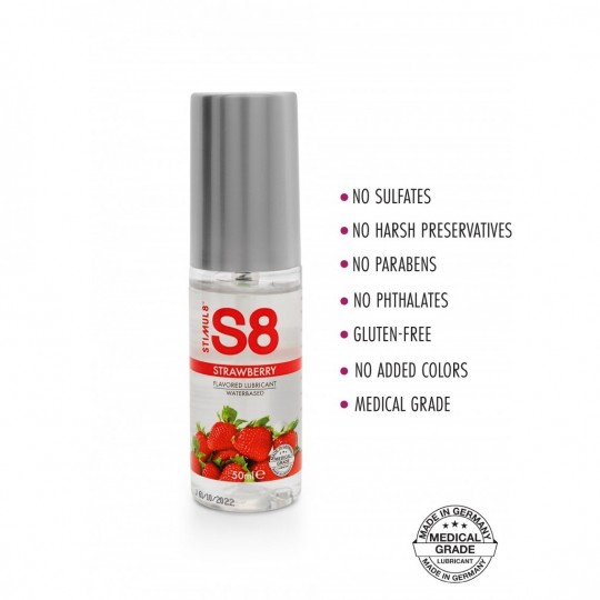 S8 FLAVORED LUBE STRAWBERRY 50ML