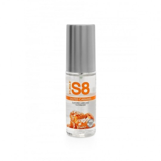 STIMUL8 S8 WATER-BASED FLAVOURED LUBE SALTED CARAMEL 50ML