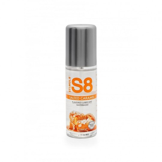 LUBRIFIANT À BASE D&#039;EAU AU GOÛT DE CARAMEL SALÉ S8 STIMUL8 125ML