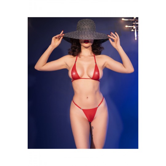 MICRO BIKINI CR-4840 ROJO CHILIROSE