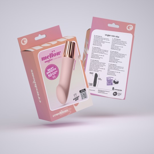 PACK 5 + 1 GRÁTIS MINI VIBRADOR MELLOW ANGLER ROSA CRUSHIOUS