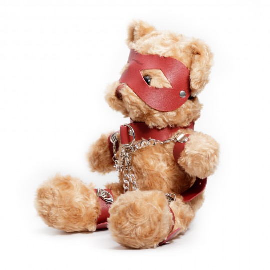 CRUSHIOUS CRUSHITO BONDAGE TEDDY BEAR RED 31CM