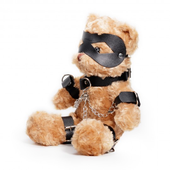 ORSO TEDDY BONDAGE CRUSHITO NERO 32CM CRUSHIOUS