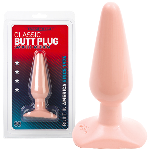 DOC JOHNSON CLASSIC BUTT PLUG FLESH MEDIUM