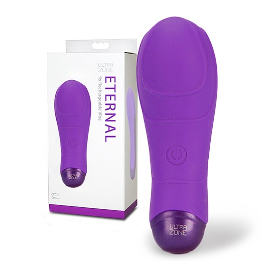 VIBRADOR RECARGABLE ETERNAL MORADO