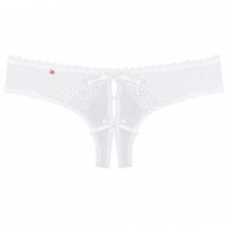 TANGA ALABASTRA CROTCHLESS OBSESSIVE BLANCA