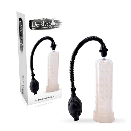 BOMBA PARA EL PENE BESTSELLER SLEEVE PENIS PUMP BLANCA