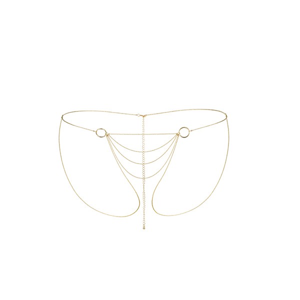 COLAR CORPORAL CULOTTE THE MAGNIFIQUE COLLECTION BIJOUX INDISCRETS DOURADO