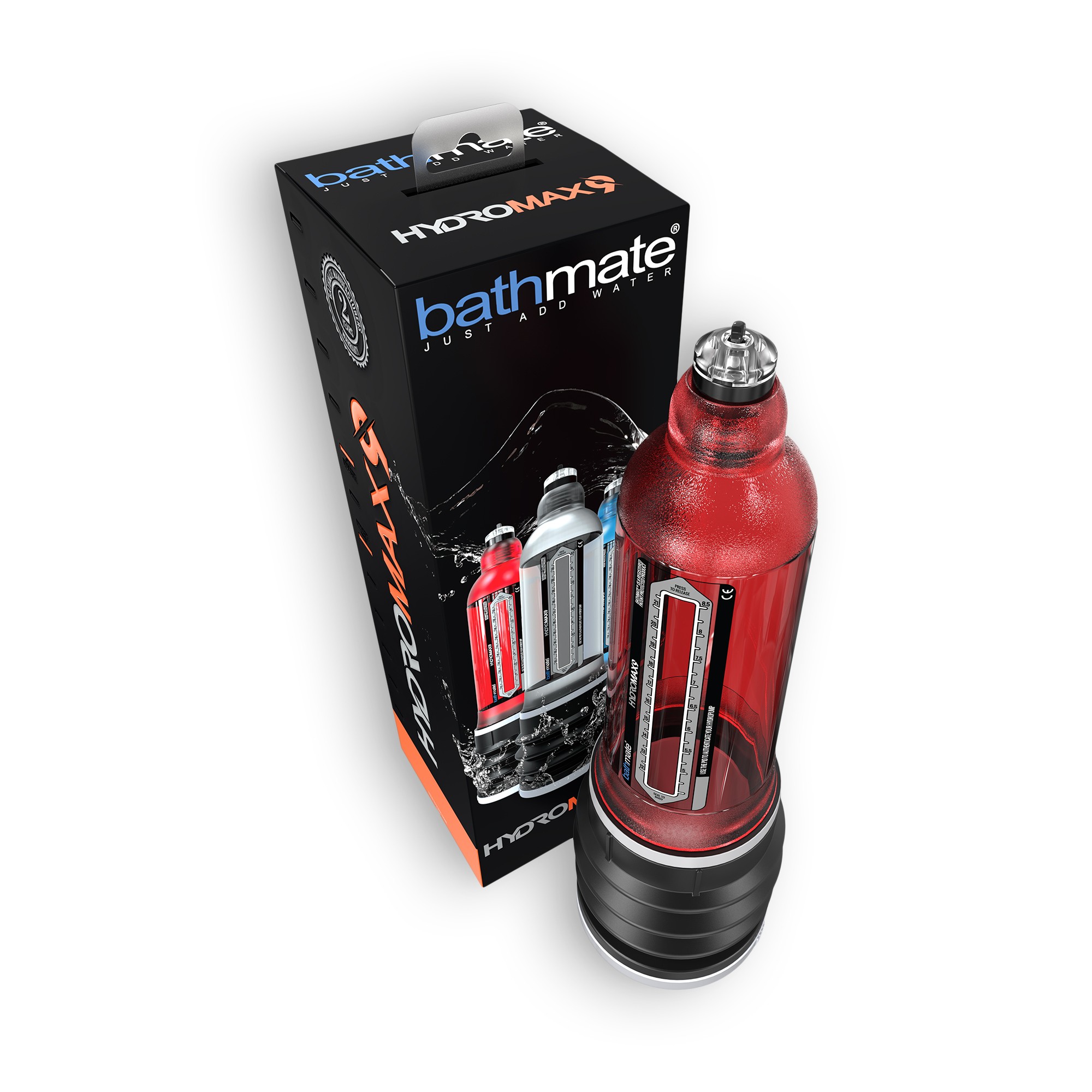 BATHMATE HYDROMAX 9 HYDRO PUMP RED