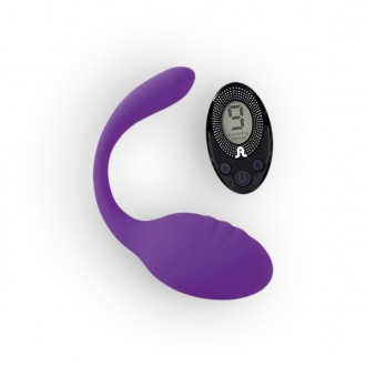 VIBRADOR RECARREGÁVEL SMART DREAM II ADRIEN LASTIC COM MINI COMANDO ROXO