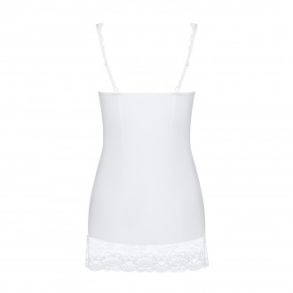 OBSESSIVE MIAMOR CHEMISE AND THONG WHITE