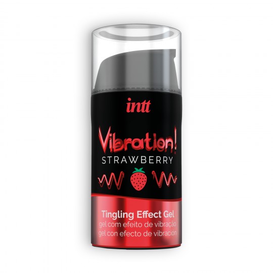 INTT VIBRATION STRAWBERRY GEL 15 ML